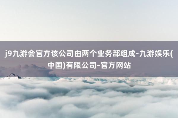 j9九游会官方该公司由两个业务部组成-九游娱乐(中国)有限公司-官方网站